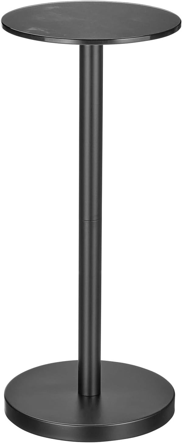 mDesign Glass Top Side/End Drink Table - Image 6