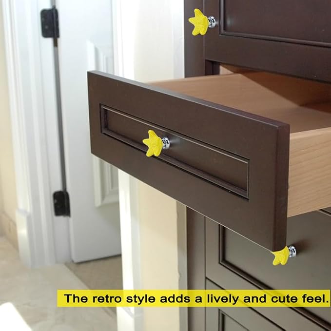 Starfish Drawer Knobs Coastal Kitchen Cabinet Knos Beach Themeb Knob Ceramic - Image 4