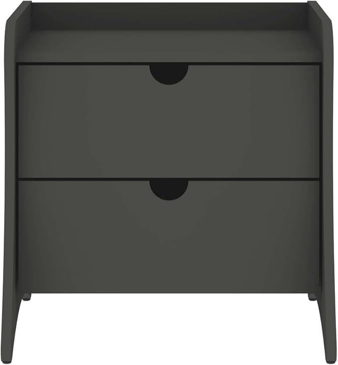 Eco Friendly Nightstand in Charcoal Gray Made from Sustainable Materials - Image 4