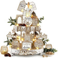 Shellwei 20 Pcs Eid Mubarak Tiered Tray Decor Ramadan Mubarak Table Decor by Shellwei
