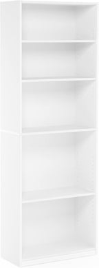 Furinno Jaya Book Shelf, 5-Tier Bookshelf, Bookcase - Image 8
