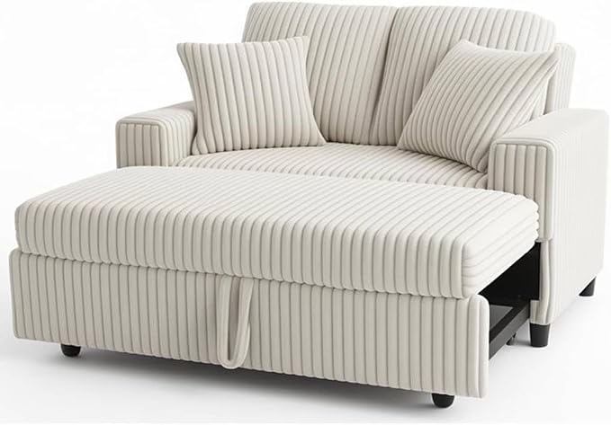3 in 1 Convertible Sofa Bed，52.8" Pull Out Couch - Image 8