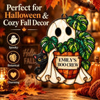 Halloween Decor, Halloween Ornaments for Tree, Personalized Acrylic Ghost - Image 5