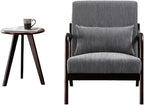 Mid-Century Modern Accent Chair and Coffee Table Set, Vintage Leisure Chair - Image 8