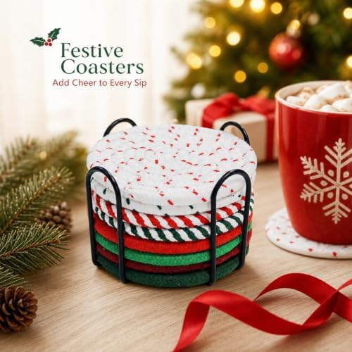 Christmas Coasters, Gifts for Women, Christmas Decorations - Image 4