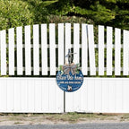 3D Bless This Home and All Who Enter Wooden Front Door Signs，Door Decorations Hanging,Christian Jesus Home Porch Wall Decor，Spring Wreaths，Door Wreaths for Front Door Outside All Season（Blue） - Image 6