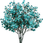 Mandy's 6 Bundles Artificial Teal Baby’s Breath Flowers by Mandys