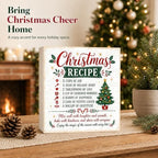 Christmas Kitchen Decor Gifts Christmas Recipe Wood Box Sign - Image 2