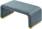 Modway EEI-6735-BRA-CAB Koda Performance Velvet Waterfall Ottoman, Brass Cadet - Image 6