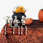 Halloween Skeleton Statue Set of 3, See Speak Hear No Evil Figurines - Image 6