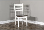 Pemberly Row 4-Piece Farmhouse Wood Breakfast Nook Set - Image 4