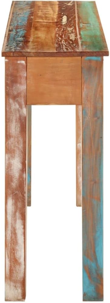 Console Table 43.3"x11.8"x29.5" Solid Wood Reclaimed End Table NightstandsSofa - Image 5