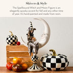 MACKENZIE-CHILDS Resin Witch & Moon Figure, Spellbound - Image 2