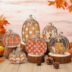 Leinuosen 6 Pcs Fall Pumpkin Decor for Home, Farmhouse Fall Decor by Leinuosen