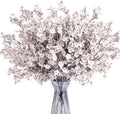 SITUMEIZI 6Pcs White Artificial Baby's Breath Flowers 19.3 Inch Silk Gypsophila Bundles Real Touch Fake Flowers for Wedding, Home Decor, Fall Centerpieces DIY Floral Arrangement by SITUMEIZI