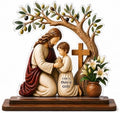 Confirmation Gifts for Boys, Jesus and Child of God Wooden Acrylic Plaque by KATINAT
