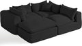 Modular Cloud Couch Sectional, Boneless Sofa by WENTUM