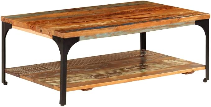 Solid Reclaimed Wood Coffee Table - Image 9