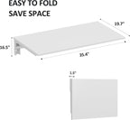 Need Fold Down Wall Mount Desk Heavy Duty Small Folding Wall Table Length 36" - Image 3