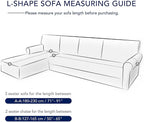 PureFit Stretch Sectional Couch Covers 2 pcs Non Slip L Shape Sofa Cover - Image 6