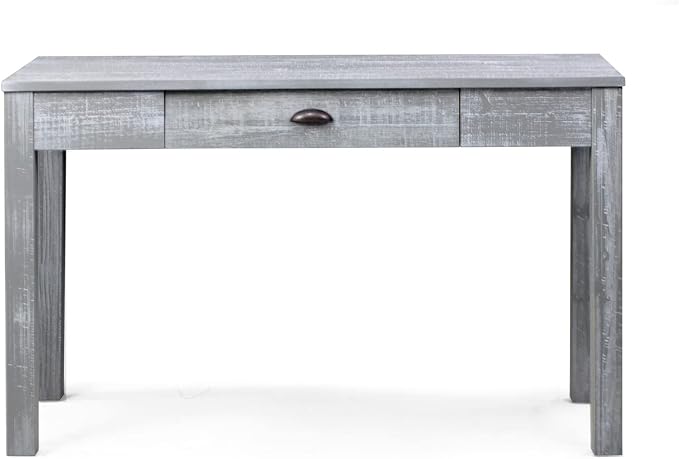 Grain Wood Furniture Montauk Desk/Dressing Table, Rustic Grey by GrainWoodFurniture