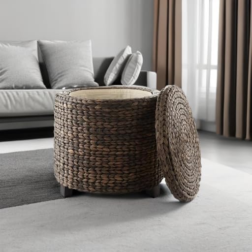 Casafield 17" Round Storage Ottoman - Image 6