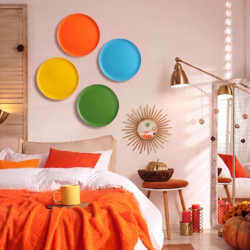 Hicarer 4 Pcs 12 Inch Mid Century Modern Metal Wall Art Hanging Decor - Image 5