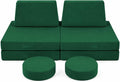 MeMoreCool Kids Play Couch, 8-Piece Modular Foam Sofa Fort Builder Set in by MeMoreCool