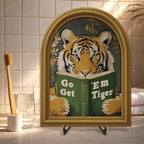 3D Motivational Tiger Table Decor Sign Vintage Wall Art 8x10 Inch - Image 4