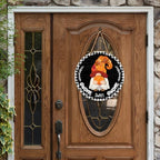 Interchangeable Gnome Welcome Sign Fall Halloween Decoration - Image 4