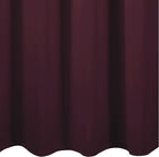 Blackout Curtains 52 x 45 inch/Burgundy Red Curtains Set of 2 Panels/Thermal - Image 9