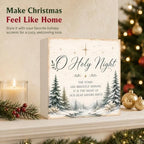 Christmas O Holy Night Sign Decorations Wood Box Sign - Image 5