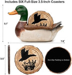 Mallard Duck Coasters Set of 6 - Handcrafted Duck Decor & Hunter Gifts - Image 2