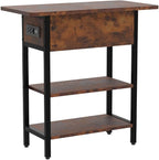 Yoobure End Table with Charging Station, Flip Top Side Table with USB Ports and - Image 5