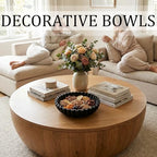 Decorative Bowls for Home Decor (Black, 7.9''x 3'') - Image 5
