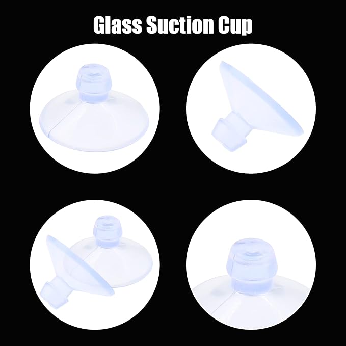 10 Pack Glass Tableholders - 18mm Rubber Suction Cups - Image 3