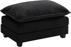 Ihanherry Ottoman for Modular Sectional Cloud Couch, Chenille Deep Seat Sofa by iHanHerry