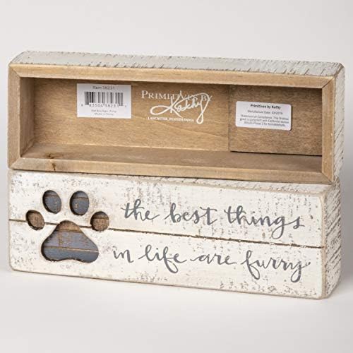 Primitives by Kathy 38231 Hand-Lettered Slat Box Sign, Best Things In Life - Image 5