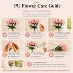 Mandy's 20pcs Artificial Shades of Pink Tulips - Image 6