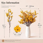 Mandy's 6 Bundles Artificial Dark Yellow Baby’s Breath Flowers - Image 3