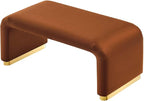 Modway EEI-6735-BRA-RUS Koda Performance Velvet Waterfall Ottoman, Brass Rust - Image 6