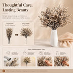 Mandy's 6 Bundles Artificial Champagne Baby’s Breath Flowers - Image 6
