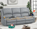 Yolsali Recliner Sofa, 3 Seater Manual Reclining Sofa by SavortheHappyMoments