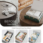 Decorative Books for Home Decor – Green & Pink Linen Faux Books for Decoration: Aesthetic Fake Book Shelf, Living Room, Mantle, Entryway & Coffee Table Decor – Stack Faux Book Storage Box, Set of 2 - Image 6