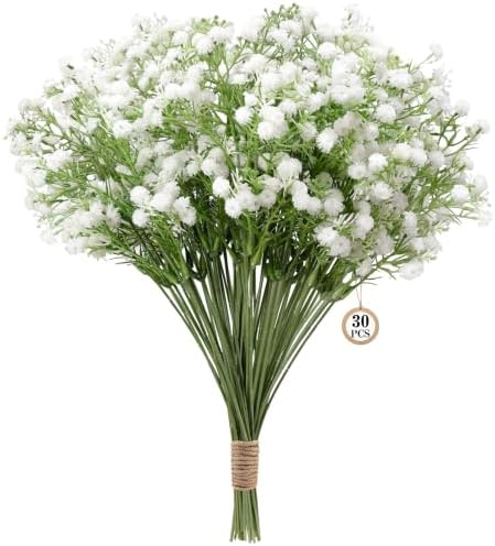 30 Pcs Babys Breath Artificial Flowers,Baby Breath Flowers Artificial Bulk by %E3%80%90Qutciiv%E3%80%91