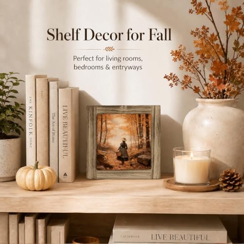 Autumn Woodland Stroll Wood Plaque Sign, Fall Farmhouse Decor Art Decor 26 - Image 4