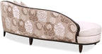 MICHAEL AMINI Camellia Field Asymmetrical Velvet Sofa in Porcini/Warm Pecan - Image 4