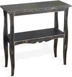 Sunny Designs Marina Black Sand Wood and Veneers Side Table by Sunny+Designs