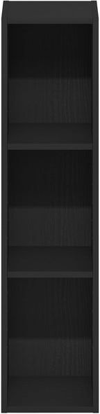 Furinno Fulda Book Shelf, 3-Tier Narrow Bookshelf, Bookcase - Image 9