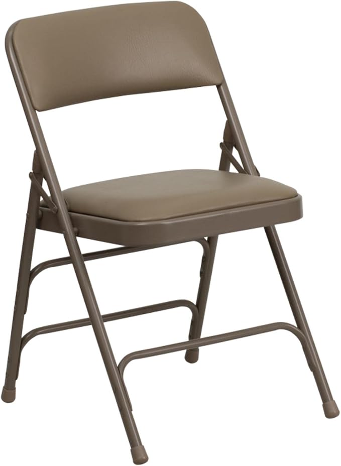 Flash Furniture 4 Pack HERCULES Series Curved Triple Braced & Double Hinged - Image 4